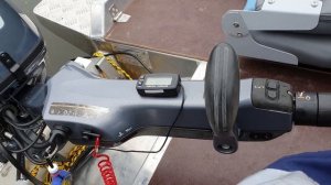 yamaha F25 g, вибрация румпеля