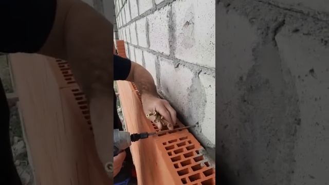 как сделать связку с облицовочным кирпичем