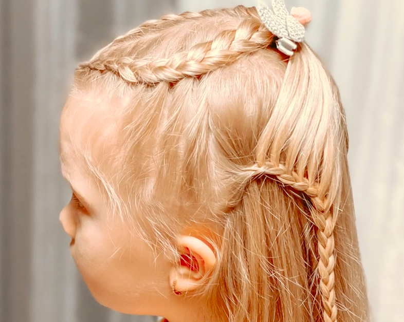 Прическа на длинные волосы с красивым плетением смотреть онлайн