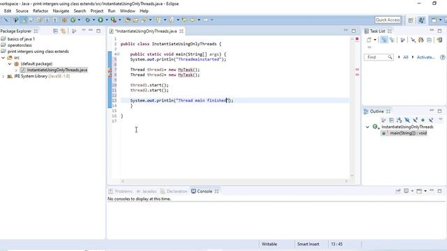 THREADS CREATION WHICH EXTENDS THREADCLASS смотреть онлайн
