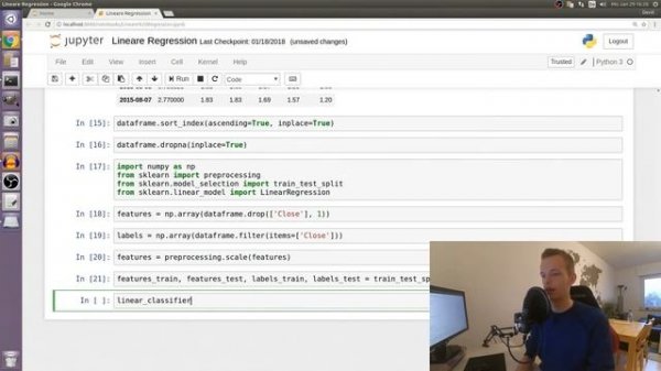 Training und Testen (3/4) [Deutsch] | Lineare Regression mit Python