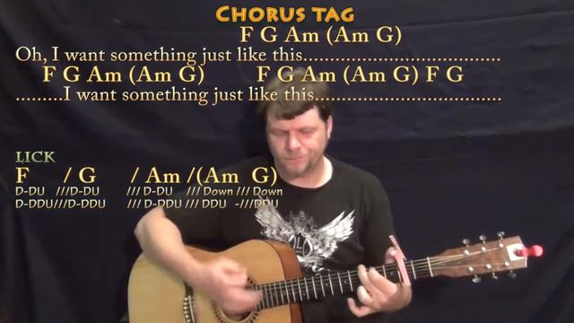 Something Just Like This (The Chainsmokers) Strum Guitar Cover Lesson with Chords/Lyrics смотреть онлайн