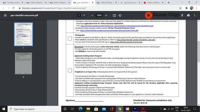 How to apply for Indian PCC from Inside Canada || CEC Express Entry || смотреть онлайн