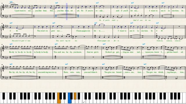 Jungkook, Justin Timberlake — 3D Remix (Piano Sheet Music) смотреть онлайн