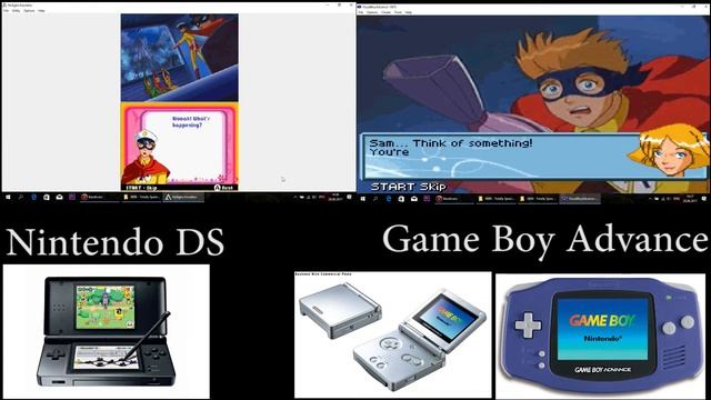 Totally Spies! 2: Undercover gba and in vs nds (Nintendo Game Boy Advance vs and in nintendo ds) смотреть онлайн