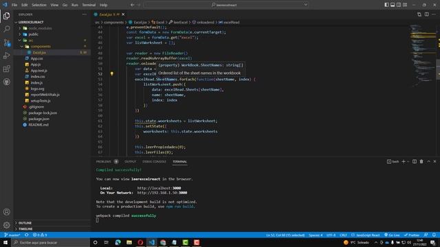 Como leer y mostrar un excel en React смотреть онлайн