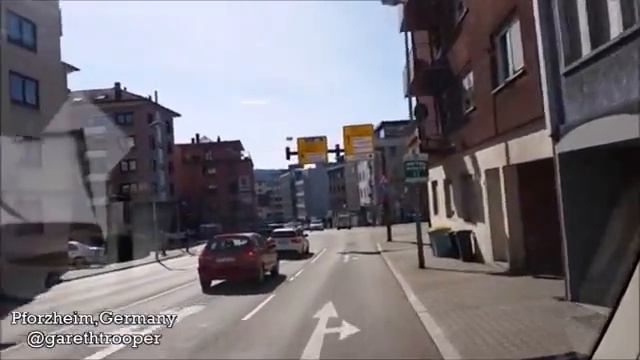 Drive around Pforzheim,Germany смотреть онлайн