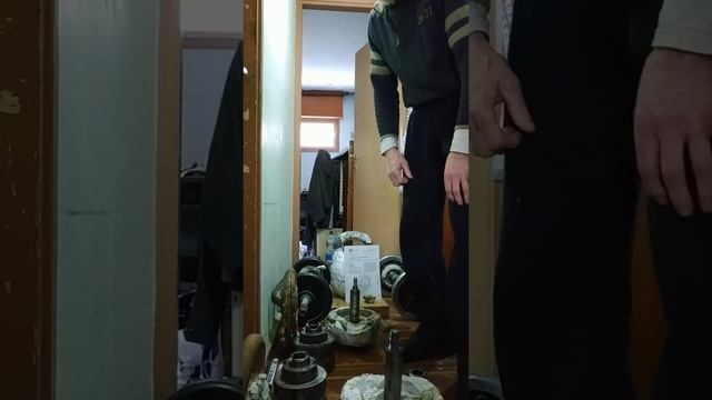 О том , как в домашних условиях сделать трансформируемый снаряд "гантель--гири" (и не только!)--1 смотреть онлайн