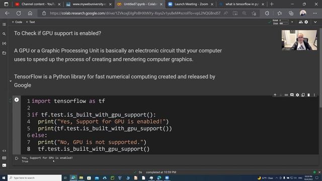 Python, check if GPU support is enabled смотреть онлайн