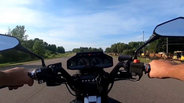Cruising And A Acceleration Test V4 Honda Sabre 750
