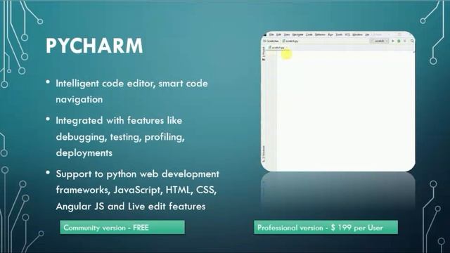 Top 5 IDEs for Python | Best Python IDEs | Python Training смотреть онлайн
