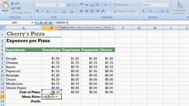 Finding The Total Expenses In Excel смотреть онлайн