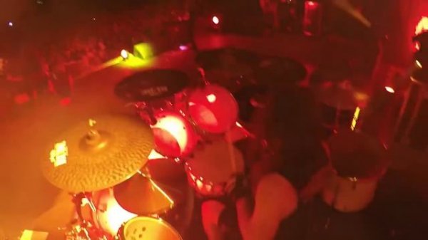 Paul Bostaph/ SLAYER Repentless European Tour 2015: Helsingor, Denmark