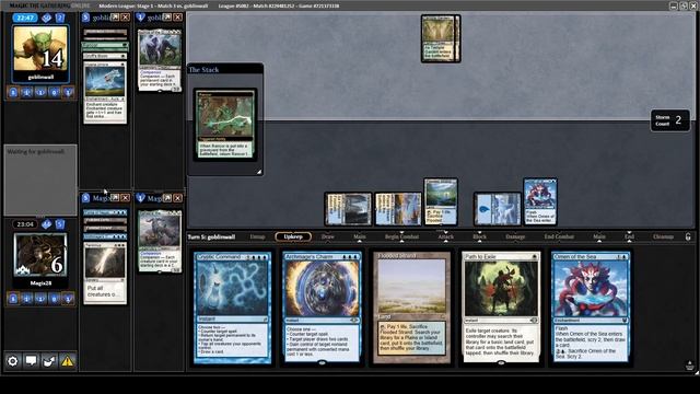 Magic Online - Modern League: Mystic Miracles - 4th Run смотреть онлайн