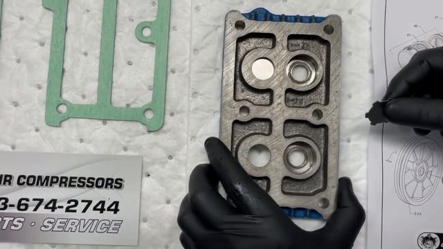 How To Rebuild a Jenny / Emglo K & KU Air Compressor Pump Head - Tutorial Video смотреть онлайн