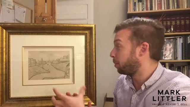 A quick look at an ORIGINAL L S Lowry pencil drawing with Mark Littler смотреть онлайн