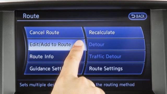 2015 Infiniti QX50 - Route Button (if so equipped) смотреть онлайн