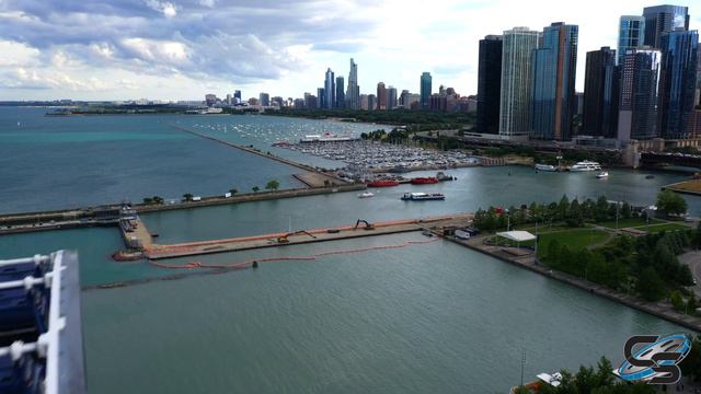 Navy Pier by Drone | Downtown Chicago 4K 60fps смотреть онлайн