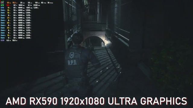 AMD RX590 vs AMD Ryzen 5 1600x 4.1Ghz Сборка и тест смотреть онлайн