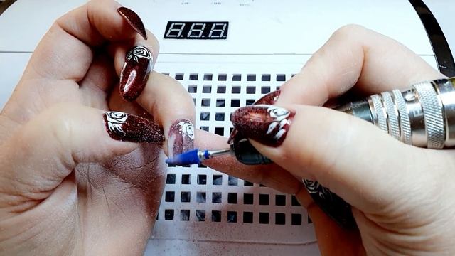 Как сделать быстро ремонт ногтя на верхней форме. Часть 1