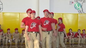 Городские конкурсы знамённых групп и смотр строя и песни