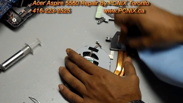 Acer Aspire 5560 Repair by PCNix Toronto 416-223-2525 смотреть онлайн