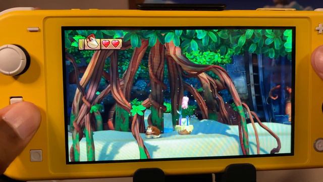 Donkey Kong Tropical Freeze on the Nintendo Switch Lite. смотреть онлайн