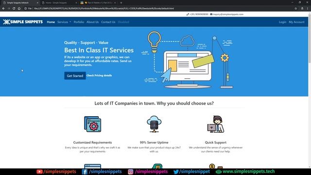 Developing Home Page of the Bootstrap website (Part 1) | Tutorial - 10 смотреть онлайн