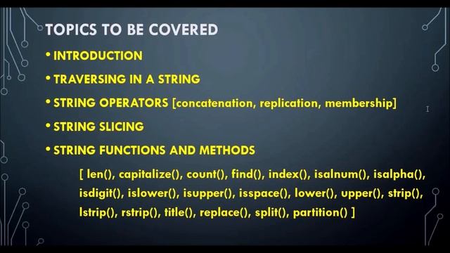 STRINGS IN PYTHON PART 1 смотреть онлайн