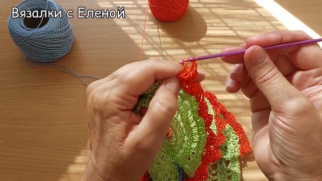 ? Красивая салфетка крючком ?Crochet doily Easy Мкласс смотреть онлайн