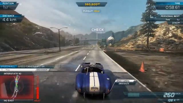 Need for Speed: Most Wanted - Mercedes-Benz SL 65 AMG vs Shelby Cobra 427 смотреть онлайн
