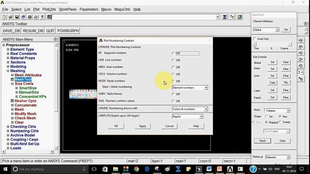 Metal Composite Sandwich Beam Using Ansys APDL смотреть онлайн