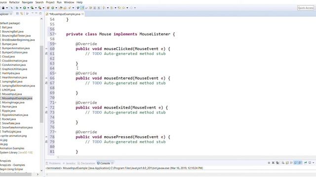 ITCS - Animation - Lab13: Mouse Input Tutorial смотреть онлайн
