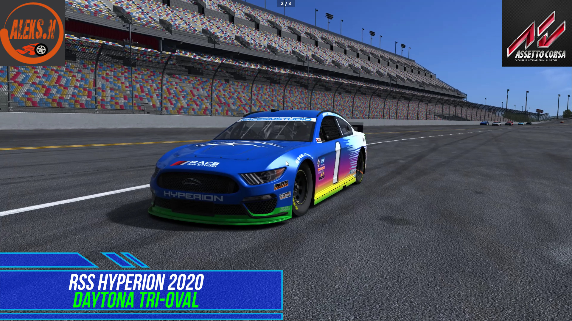 RSS Huperion 2020 - Daytona Tri-Oval | Assetto Corsa. смотреть онлайн