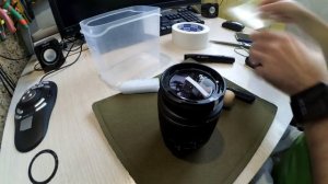 Простая чистка внутренностей объектива Canon