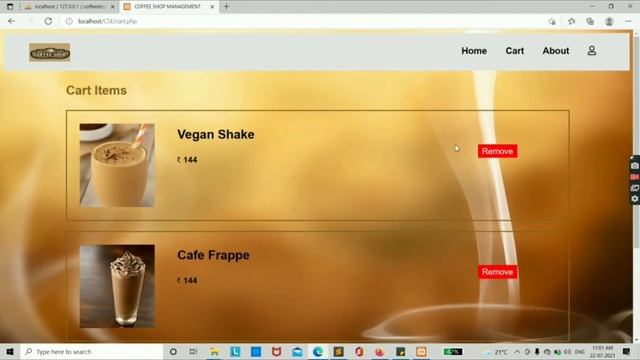 DBMS MINI PROJECT-COFFEE SHOP MANAGEMENT (MsSQL,PHP,HTML,CSS,Sublime Text) смотреть онлайн