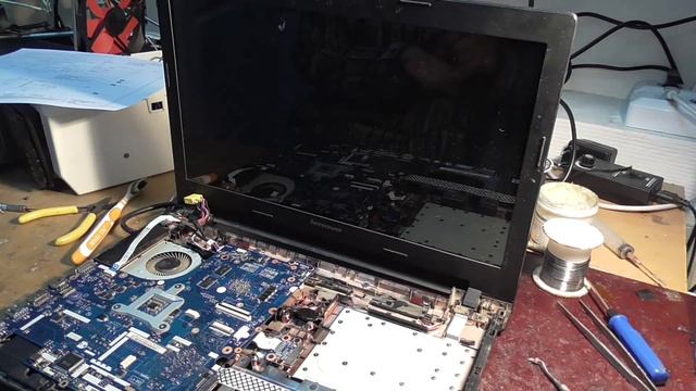 Плата от подписчика Ремонт LA-9901P после переполюсовки смотреть онлайн