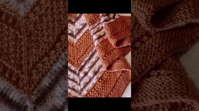 Шаль спицами. смотреть онлайн