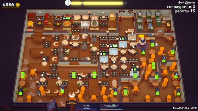 PlateUp 2022 что после 15го сверхурочного дня? смотреть онлайн