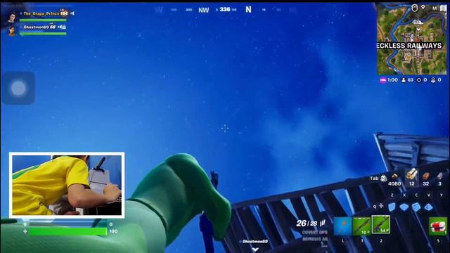 KingGianny - Kids play Fortnite on ps remote play Noob vs pro смотреть онлайн