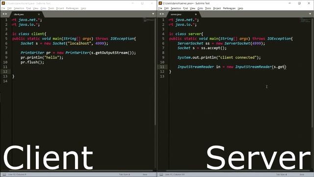 Java socket programming - Simple client server program смотреть онлайн