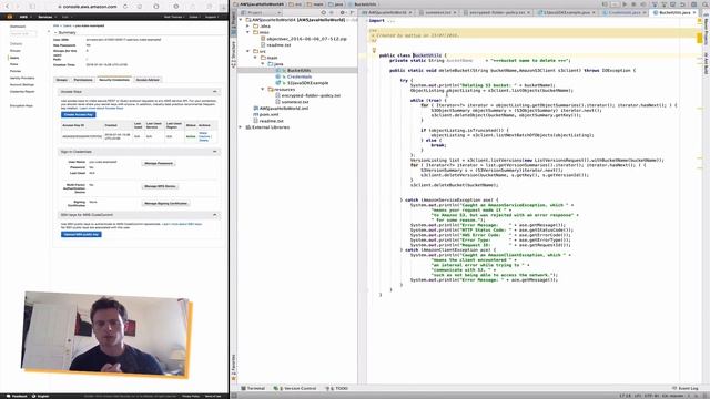 Getting started with AWS Java SDK with S3 - live demo and sample project смотреть онлайн