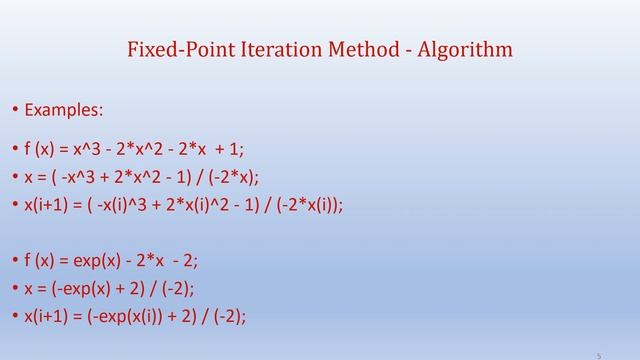 Fixed Point Iteration Method смотреть онлайн