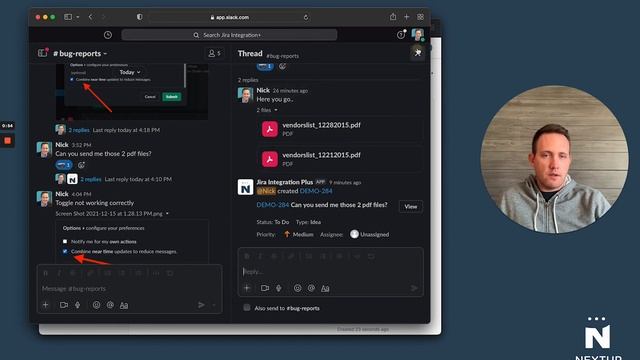 Create new Jira issues from images, files, and videos in Slack смотреть онлайн