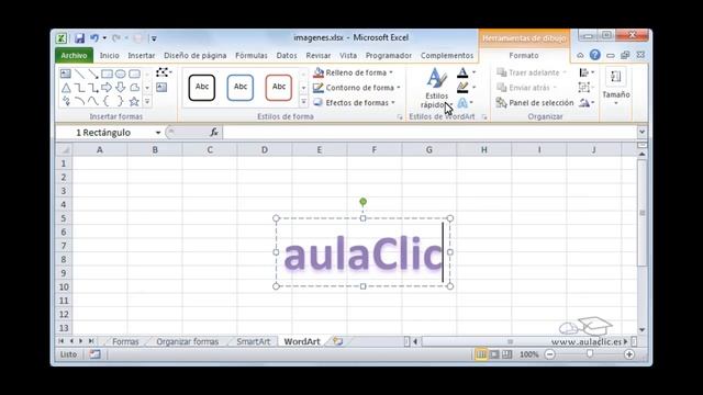 WordArt En Excel 2010 смотреть онлайн