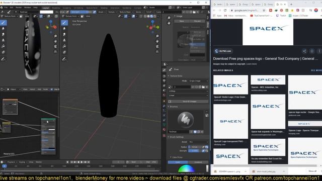 ? blender live - Making 3d rocket in blender смотреть онлайн