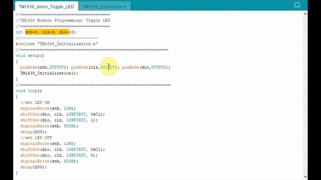 TM1638 Programming Using Arduino смотреть онлайн