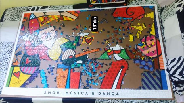 Puzzle 3000 Peças (Romero Brito) смотреть онлайн