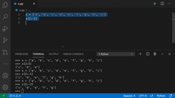 VS Code tips — Running python code using 'Run selection in Python terminal'