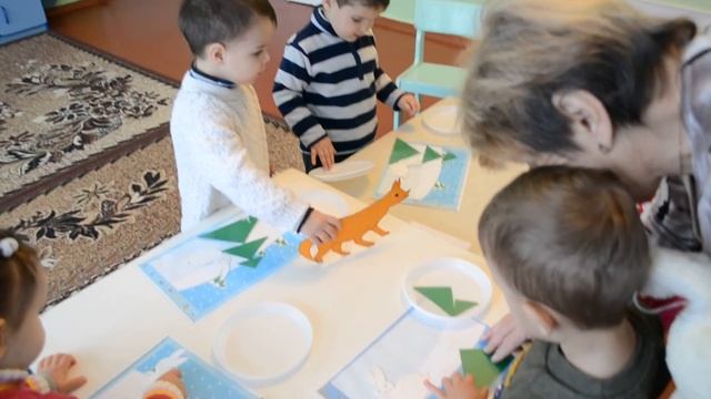 Контрольное занятие за первое полугодие в ясельной группе № 5 "Поможем Зайчику" смотреть онлайн